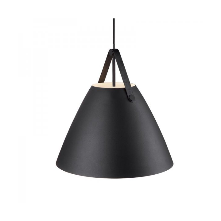 Design For The People Strap pendant lamp Ø48 cm Black