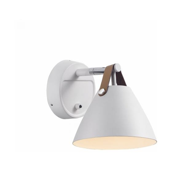 Strap Wall Lamp 17 cm - White - Design For The People