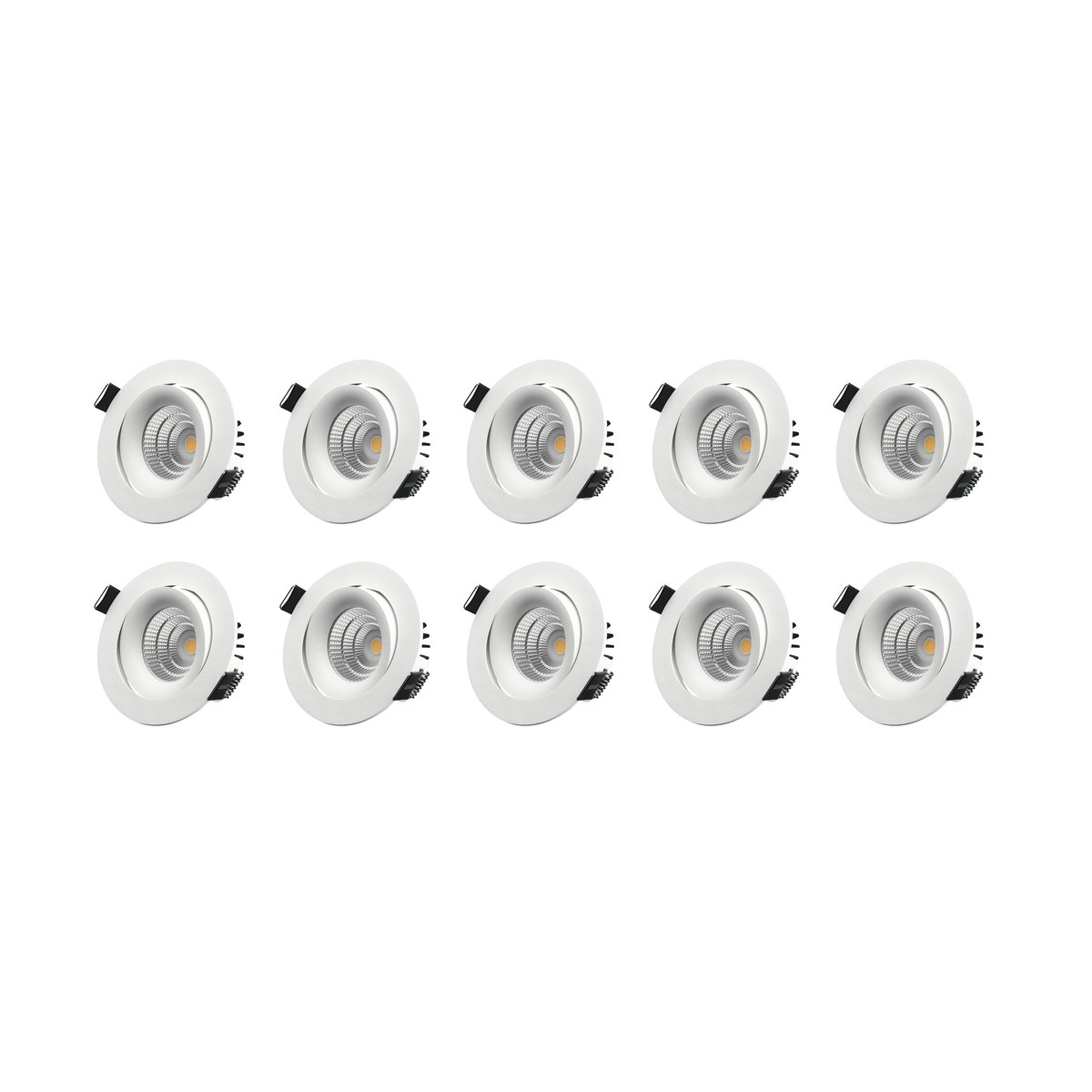 Designlight Designlight Downlight 10er-Pack Weiß