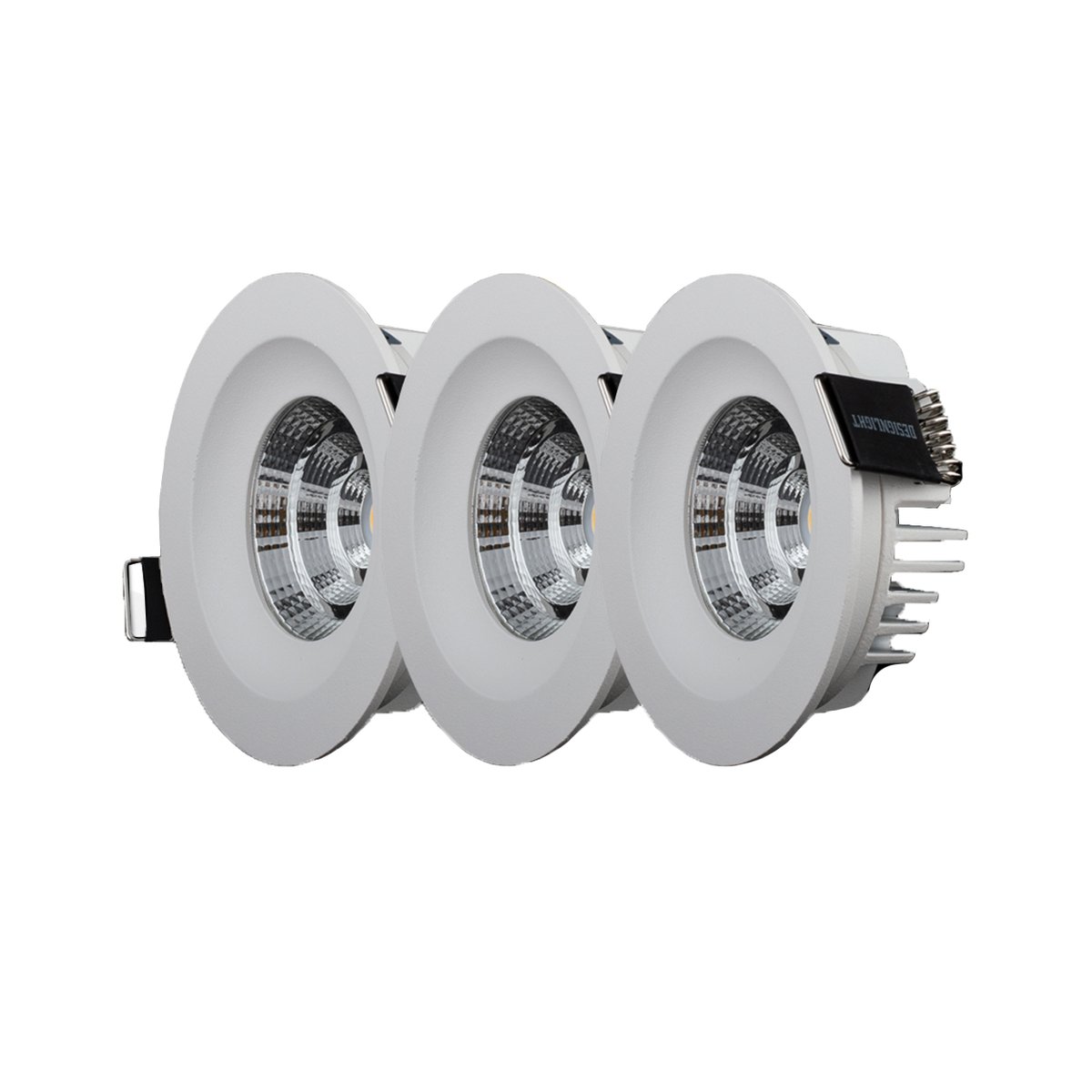 Designlight Designlight downlight fixed including driver and wiring 3-pack White