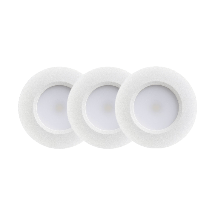 Designlight Downlight inklusive Treiber und Verkabelung 3er-Pack - QB-307MW Weiß - Designlight