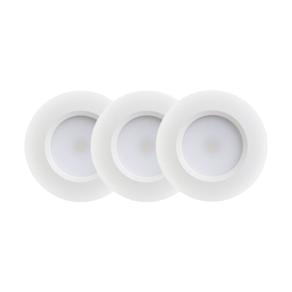 Designlight Designlight Downlight inklusive Treiber und Verkabelung 3er-Pack QB-307MW Weiß