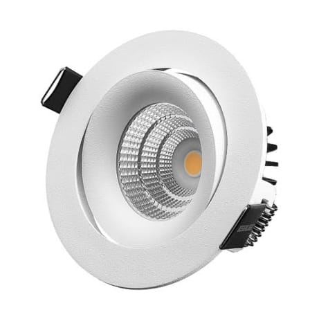 Designlight Downlight kippbar inklusive Treiber Ø9 cm - Weiß - Designlight
