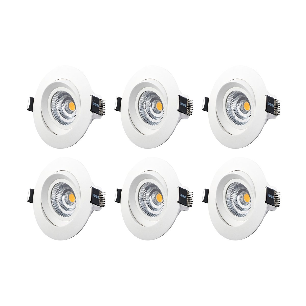 Designlight Designlight downlight tilt 6-pack White