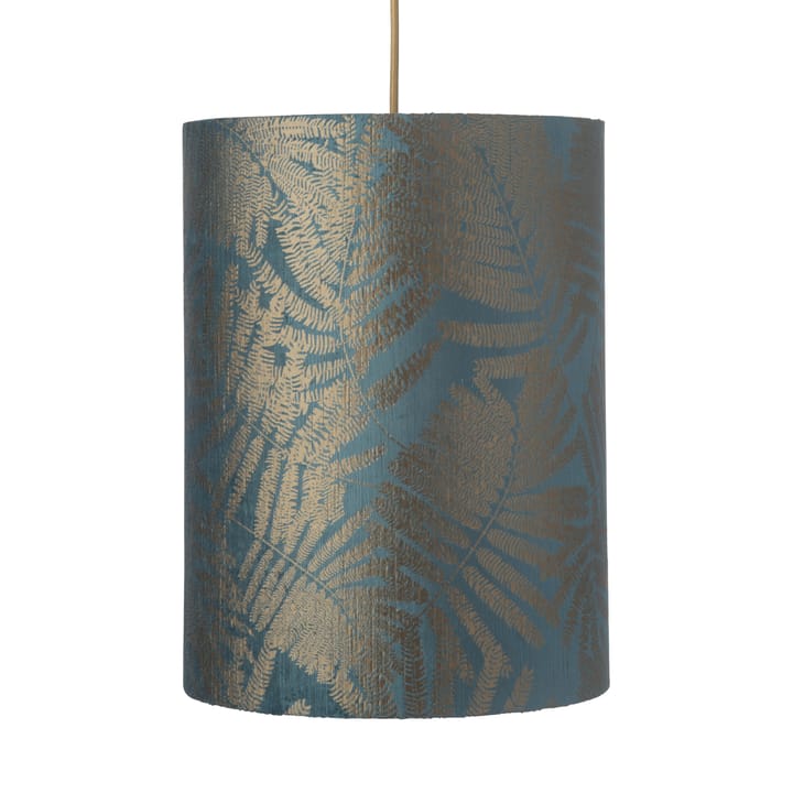 Fern leaves lamp shade Ø 30 cm, teal EBB & FLOW