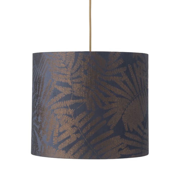 Fern leaves lamp shade Ø 35 cm, blue EBB & FLOW