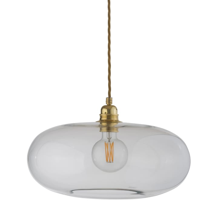 Horizon ceiling lamp Ø 36 cm - clear + gold-coloured cord - EBB & FLOW