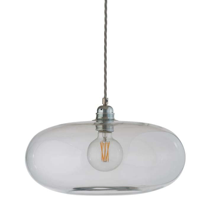 Horizon ceiling lamp Ø 36 cm - clear + silver-coloured cord - EBB & FLOW