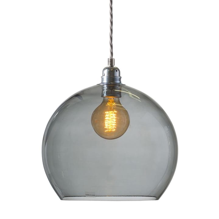 Rowan pendant lamp L, Ø 28 cm, smokey grey EBB & FLOW