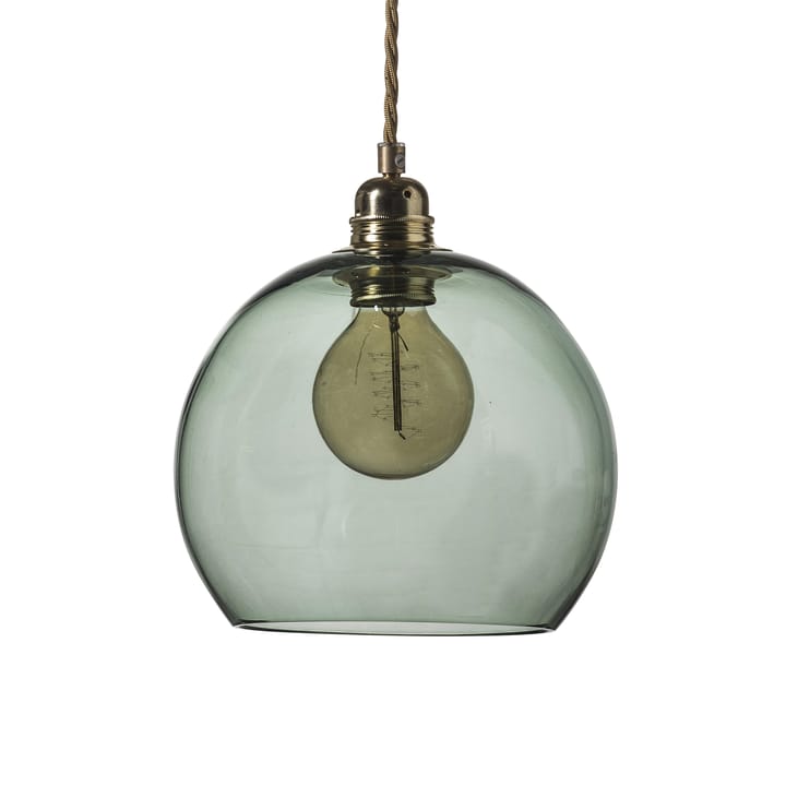 Rowan pendant lamp M, Ø 22 cm, forest green EBB & FLOW