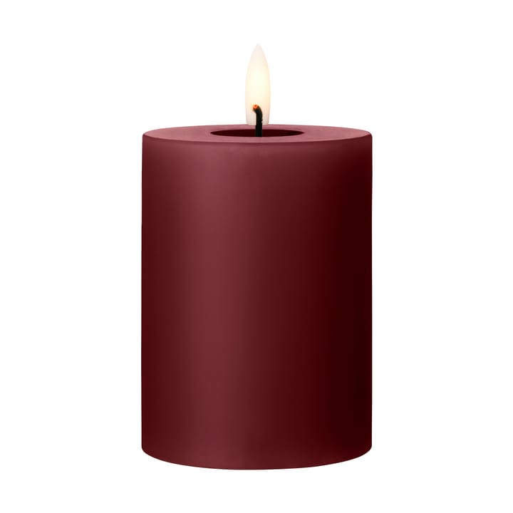 ester & erik pillar candle LED Ø7.5x10 cm - 44/2 Deep Wine - Ester & erik