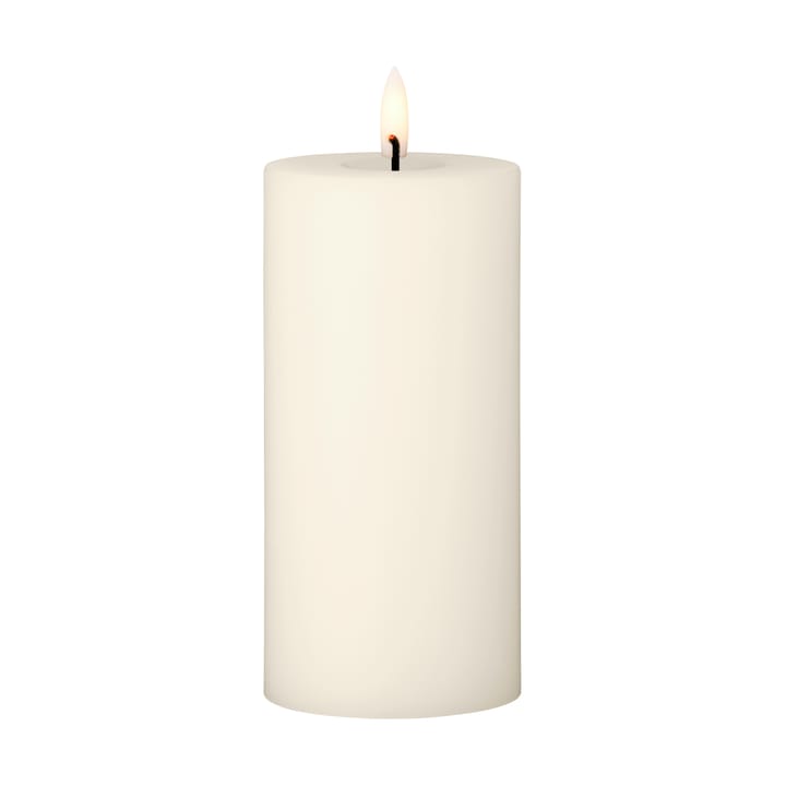 ester & erik pillar candle LED Ø7.5x15 cm - 06 Ivory - Ester & erik