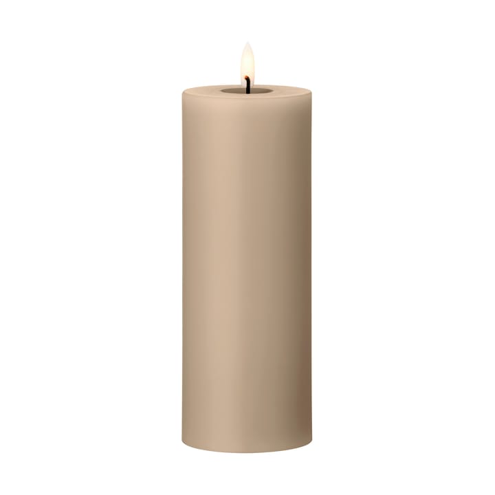 ester & erik pillar candle LED Ø7.5x20 cm - 18 Nougat Note - Ester & erik