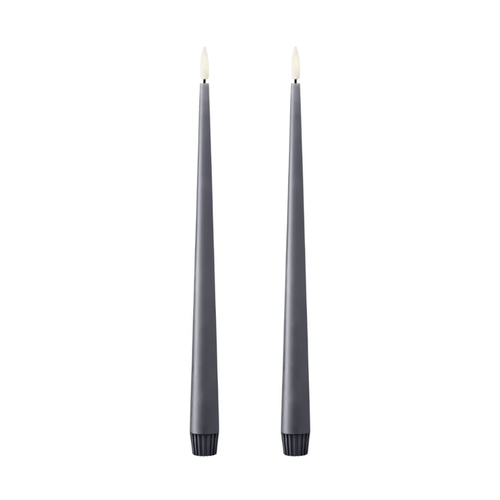 ester & erik Stabkerzen LED 30 cm 2er-Pack - 73 Dark Slate - Ester & erik