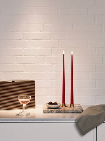 ester & erik taper candle LED 40 cm 2-pack - 36 Winter Berry - ester & erik