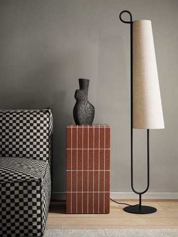 Ancora floor lamp - Black-Natural - ferm LIVING