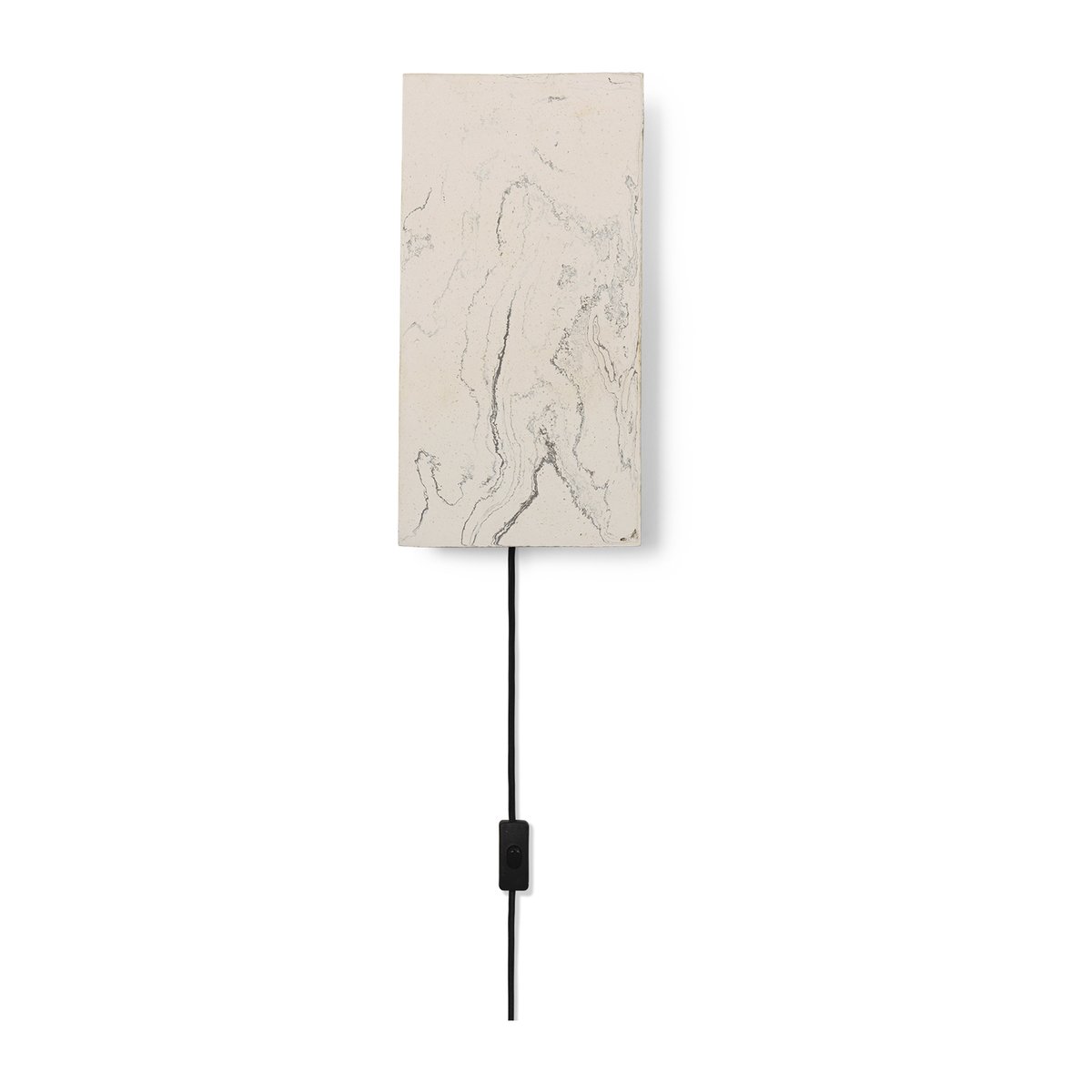 ferm LIVING Argilla wall lamp Marble White