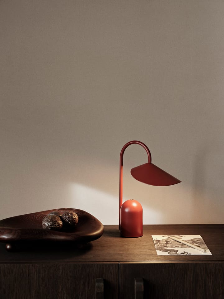 Arum portabel lampa, Oxide Red ferm LIVING