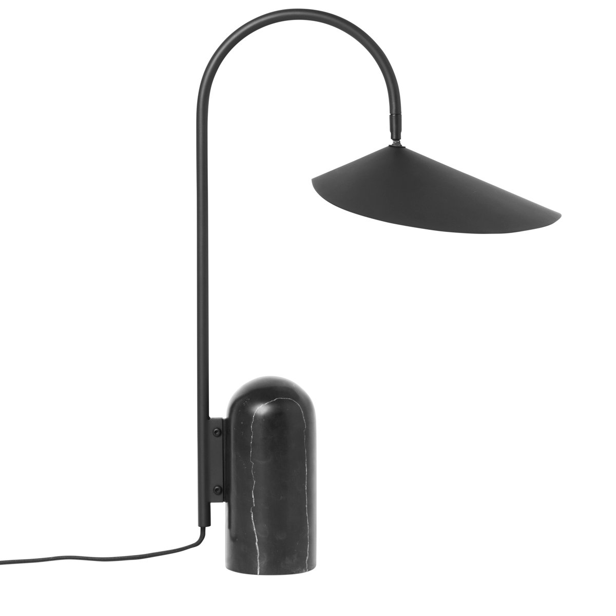 ferm LIVING Arum Tischleuchte Schwarz