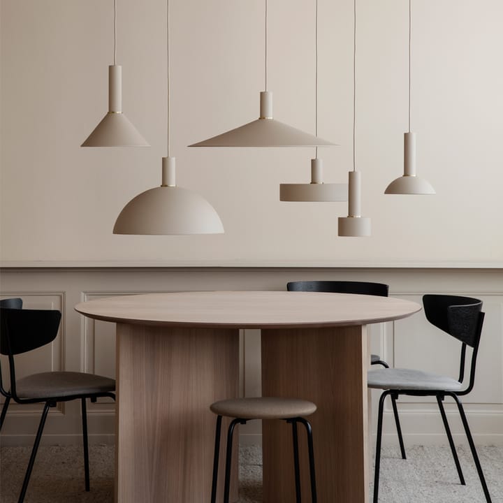 Collect pendant lamp, Cashmere, high, angle shade ferm LIVING