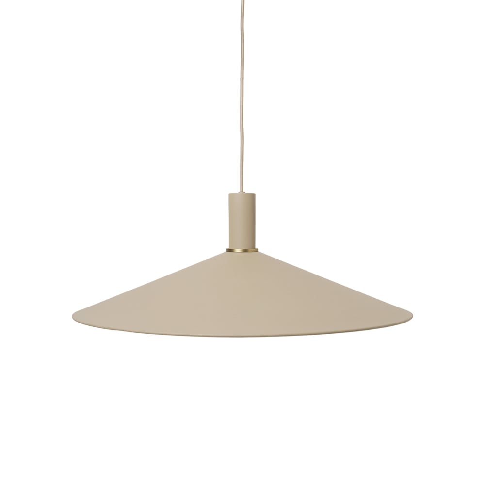 ferm LIVING Collect pendant lamp Cashmere, low, angle shade