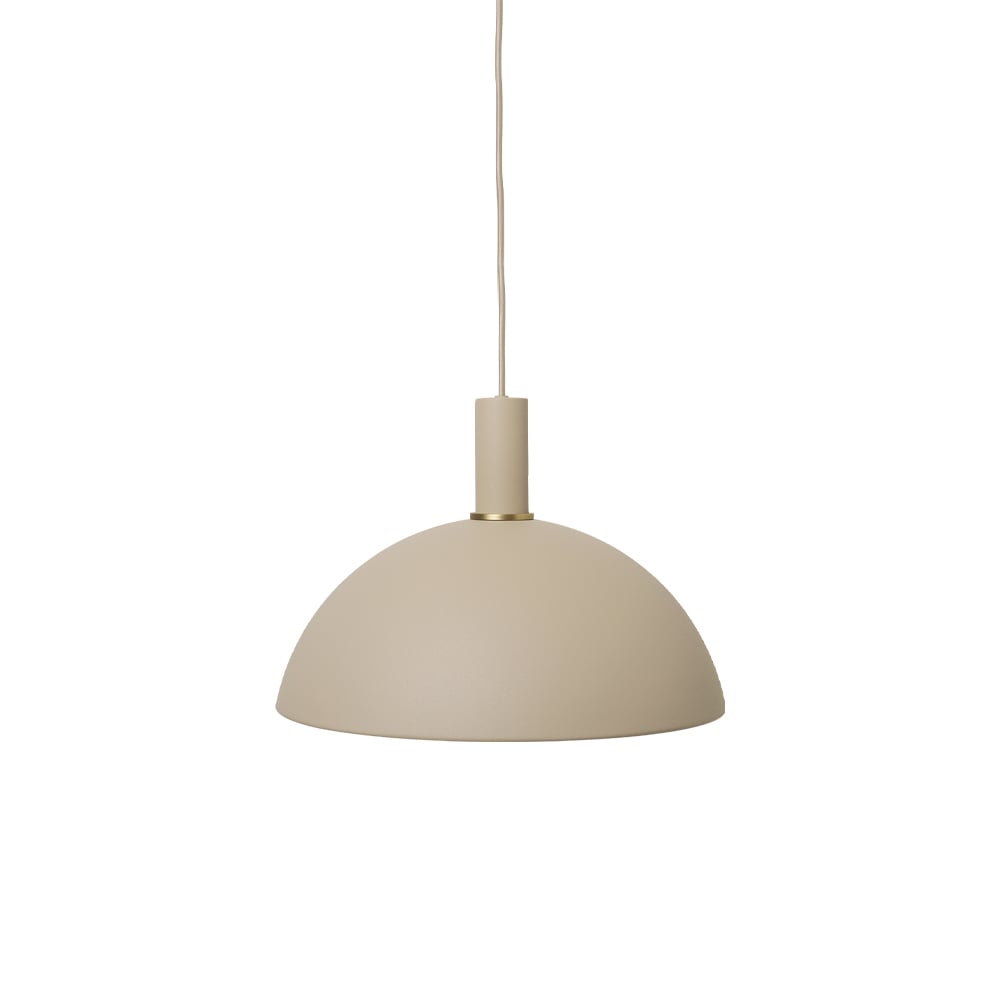 ferm LIVING Collect pendant lamp Cashmere, low, dome shade