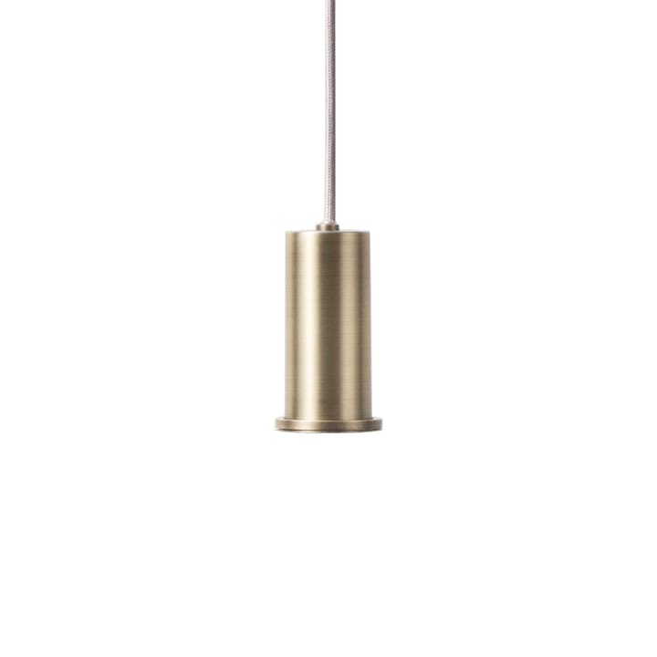 Collect Pendelleuchte klein, Messing - Kabel in Silber-Look ferm LIVING