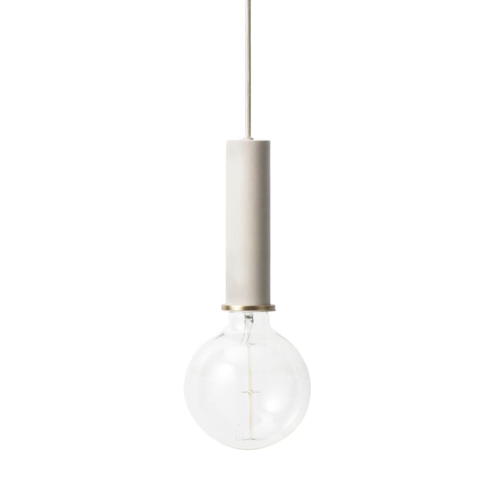 Collect taklampa stor - light grey (grå) - Ferm Living