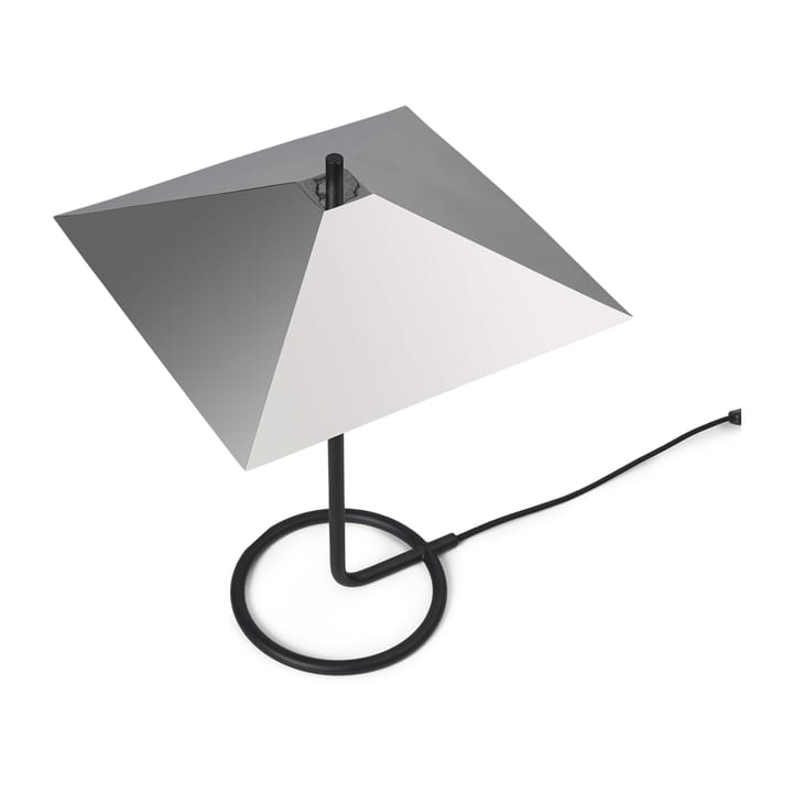 Filo square table lamp, Black-mirror polished ferm LIVING