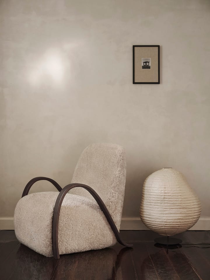 Kurbis golvlampa low, Natural-black ferm LIVING