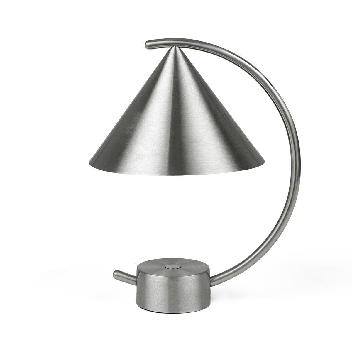 ferm LIVING Meridian Tischleuchte Brushed Steel