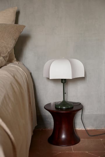 Poem table lamp Ø30x42 cm - White-grass green - ferm LIVING