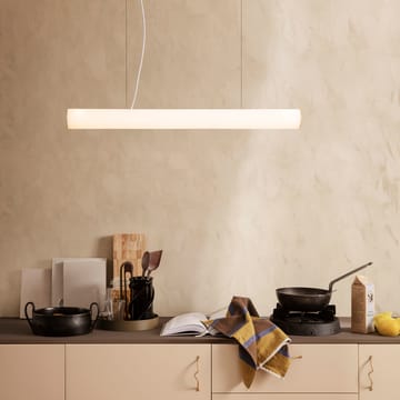 Vuelta pendant lamp 100 cm - White-brass - ferm LIVING