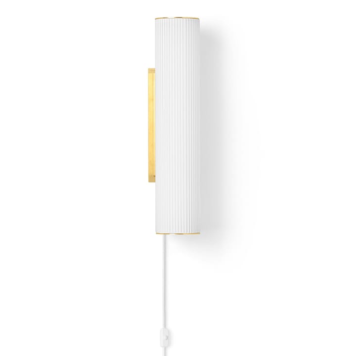 Vuelta vägglampa 40 cm, Vit-mässing ferm LIVING