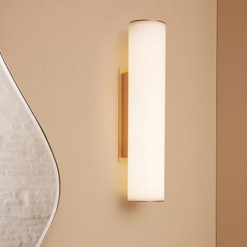 Vuelta wall lamp 40 cm - White-brass - ferm LIVING