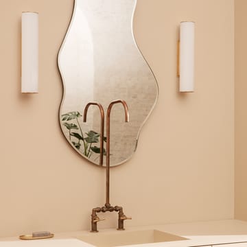 Vuelta wall lamp 40 cm - White-brass - ferm LIVING