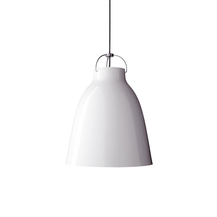 Caravaggio 1 Pendant - White smooth-grey textile cord - Fritz Hansen