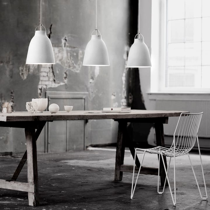 Caravaggio P2 pendant lamp matte, White Fritz Hansen