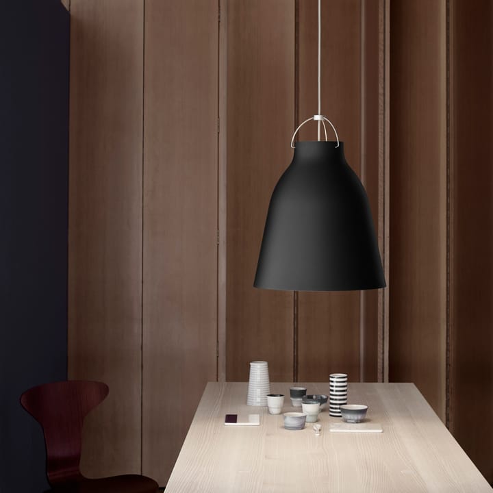 Caravaggio P3 pendant lamp matte, Black Fritz Hansen