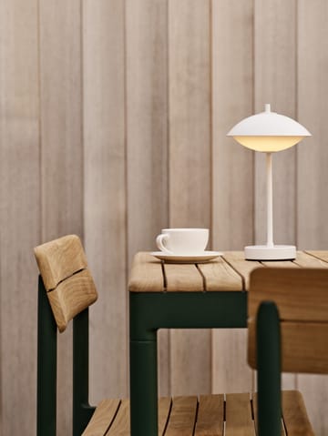 Clam portabel bordslampa 31 cm - White - Fritz Hansen