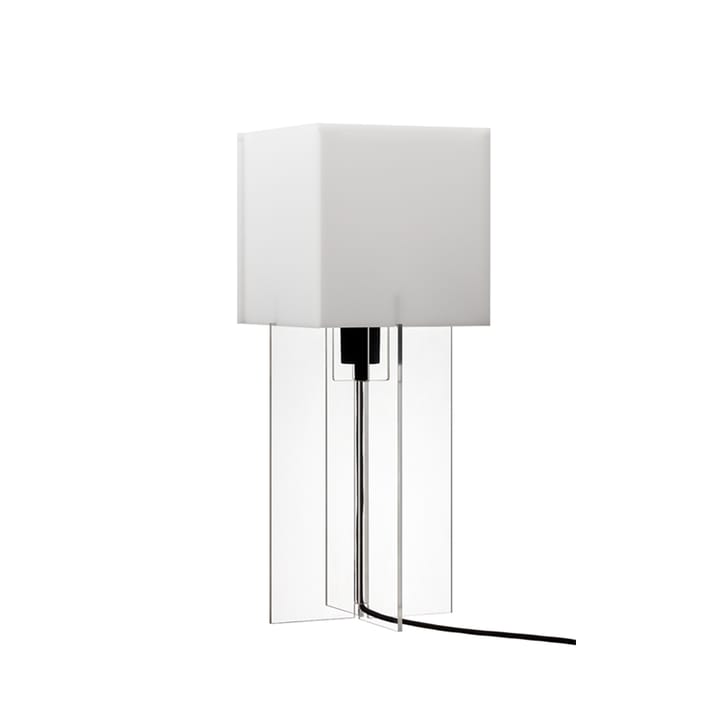 Cross-Plex T-500 bordslampa, Opal-stativ i akryl Fritz Hansen