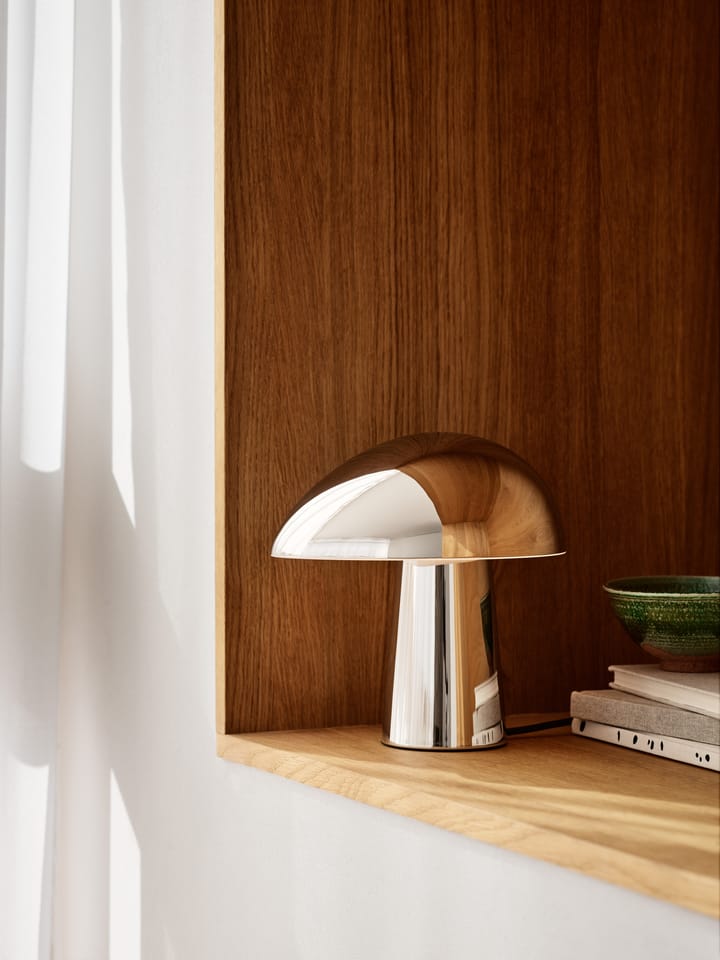 Night Owl table lamp steel, Polished steel Fritz Hansen