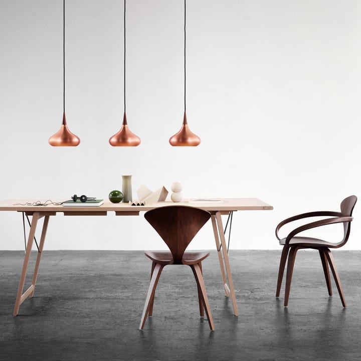 Orient P1 pendant lamp, Clear-coated aluminium Fritz Hansen