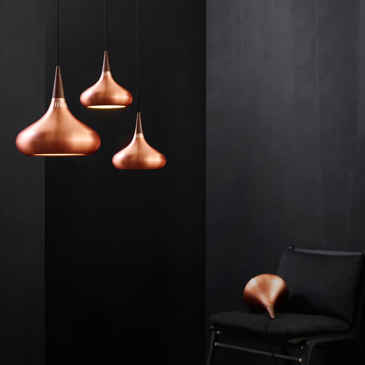 Orient P1 pendant lamp, Clear-coated aluminium Fritz Hansen