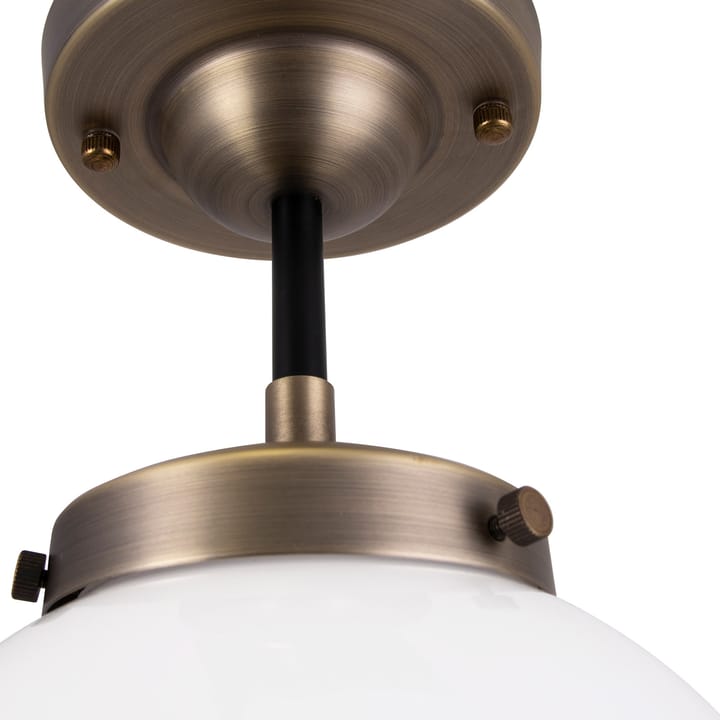 Alley ceiling lamp IP44, Antique brass-white Globen Lighting