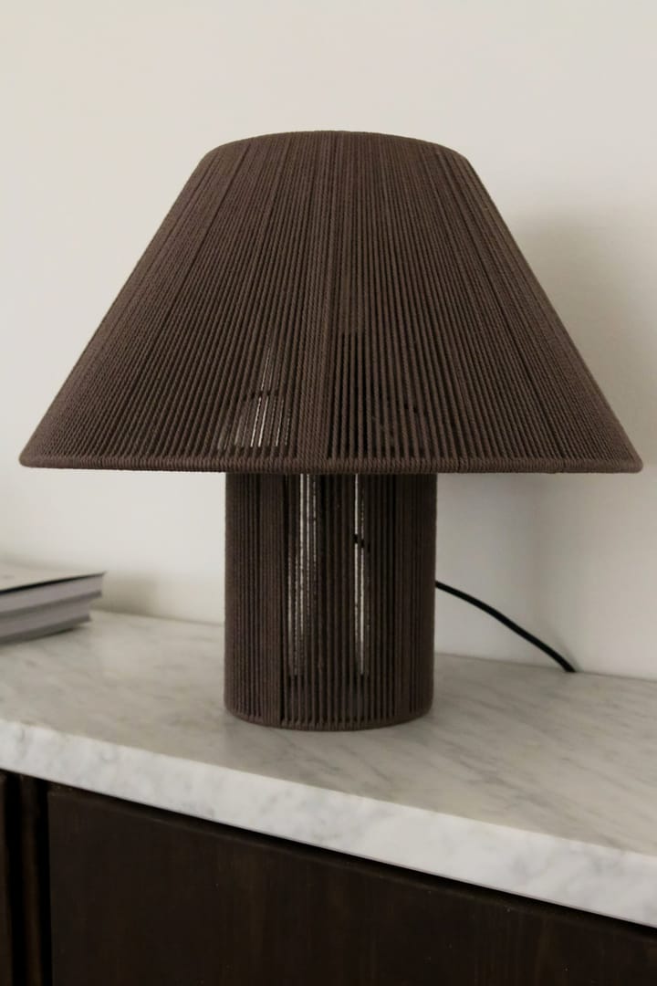 Anna table lamp Ø35 cm, Brown Globen Lighting