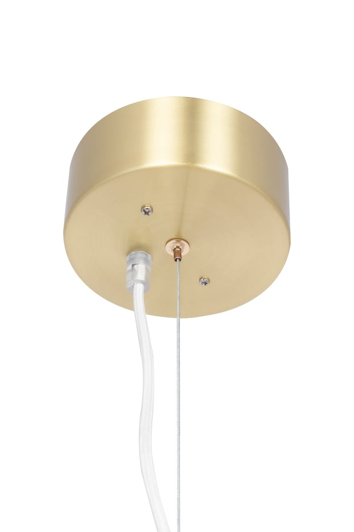 Astrid pendant lamp Ø50 cm, Brushed brass-white Globen Lighting