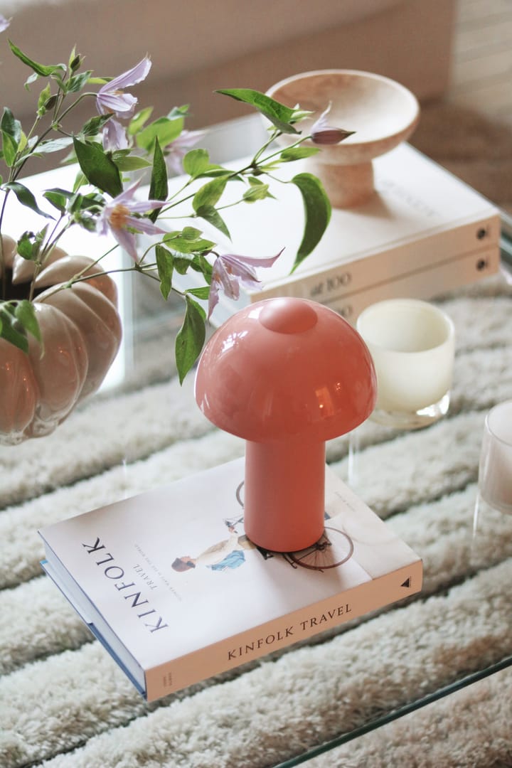 Buddy portable table lamp, Blush Globen Lighting