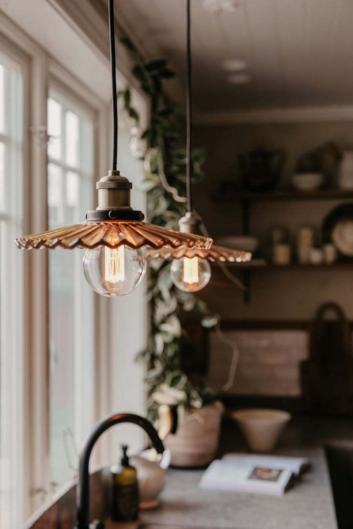 Cobbler pendant lamp Ø25 cm, Brown Globen Lighting