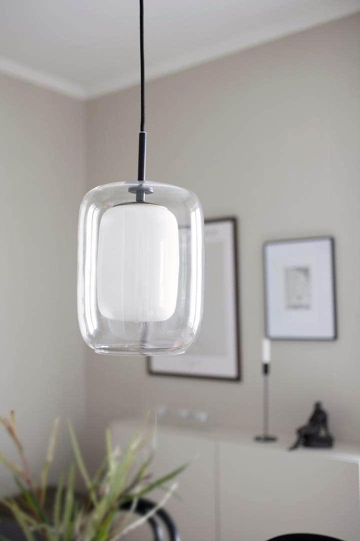 Cuboza pendant lamp Ø20 cm, Clear-white Globen Lighting